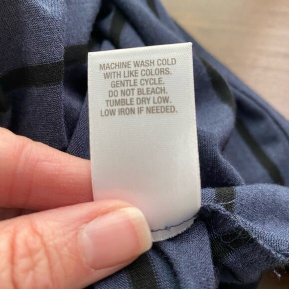 Roz & Ali NWOT Women's 2X Whimsigoth Stripe Sheer Lace Short Sleeve Top Boho - Picture 6 of 7